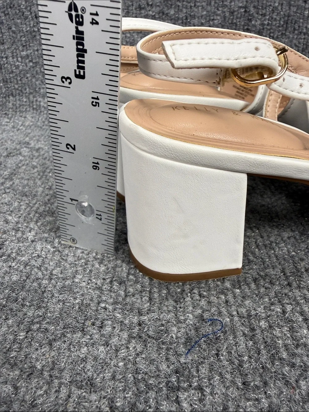 Kelly & Katie Two-Tone Slingback Pumps in White and Black Size 8M